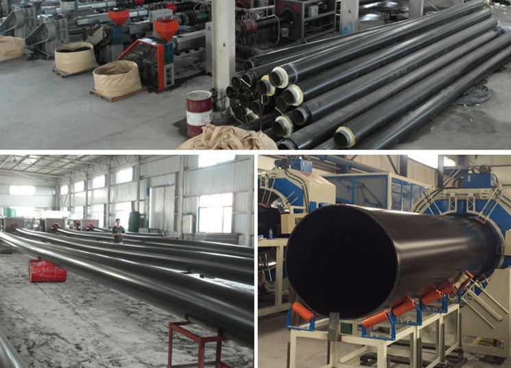 Pre-Insulated Steel Pipe Polyurethane Foam Insulation Pipe Overhead Insulation Pipe